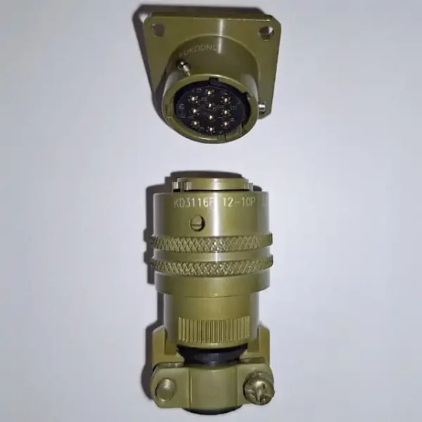 کانکتور نظامی 10 پین کره‌ای؛ KD3116F 12-10P و KD3112E 12-10S (تصویر 2)