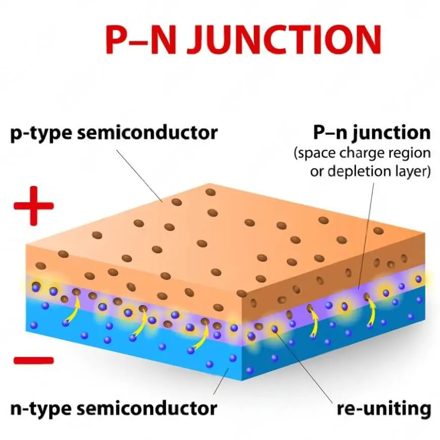درک پیوند p-n (یا p-n junction) 2 پیوند p-n چیست؟ - کهرنیک