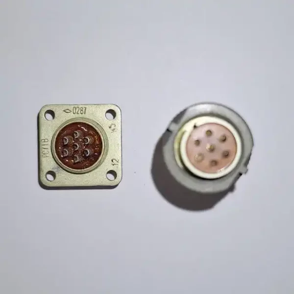 کانکتور طلایی روسی؛ PC7TB؛ پلاگ ماده و رسپتاکل نر (تصویر 1)