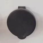 کانکتور پورت USB مادگی فلاش مانت مشکی مات برای نصب توکار (درپوش در حالت بسته)