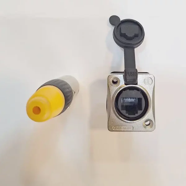 کانکتور RJ45 برند HONGFENG؛ روپنلی سری D؛ سازگار با etherCON (تصویر 4)